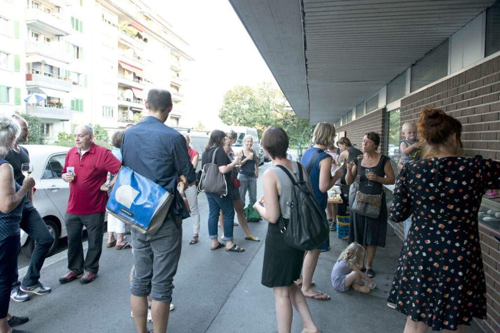 Vernissage keinraum vitrinen 2016 Eveline Brun