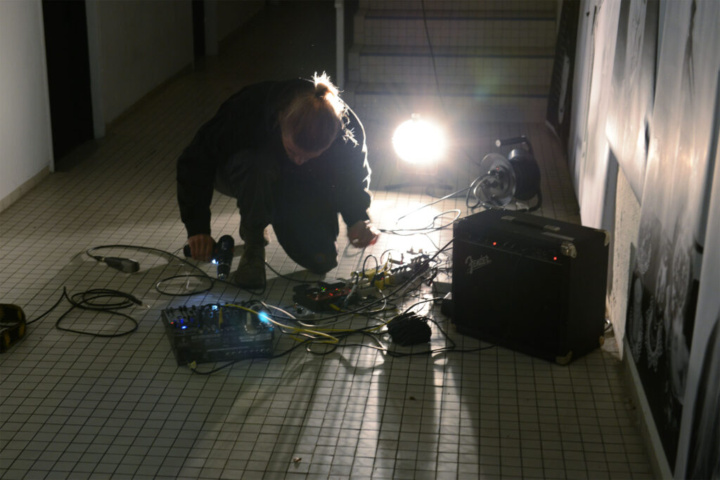 David Brequenzer Keinraum Soundperformance 2017