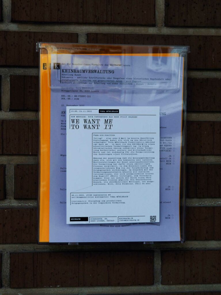 keinraum_veramühlebach_youwantmetowantit_2022